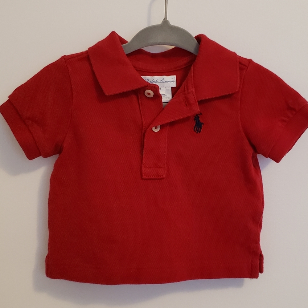 Ralph Lauren baby boy 3 month red polo